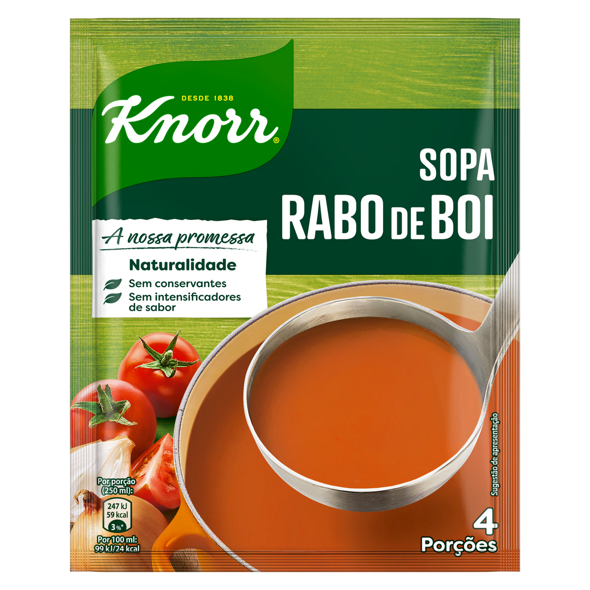 Sopa Rabo de Boi Knorr – 4 Porções