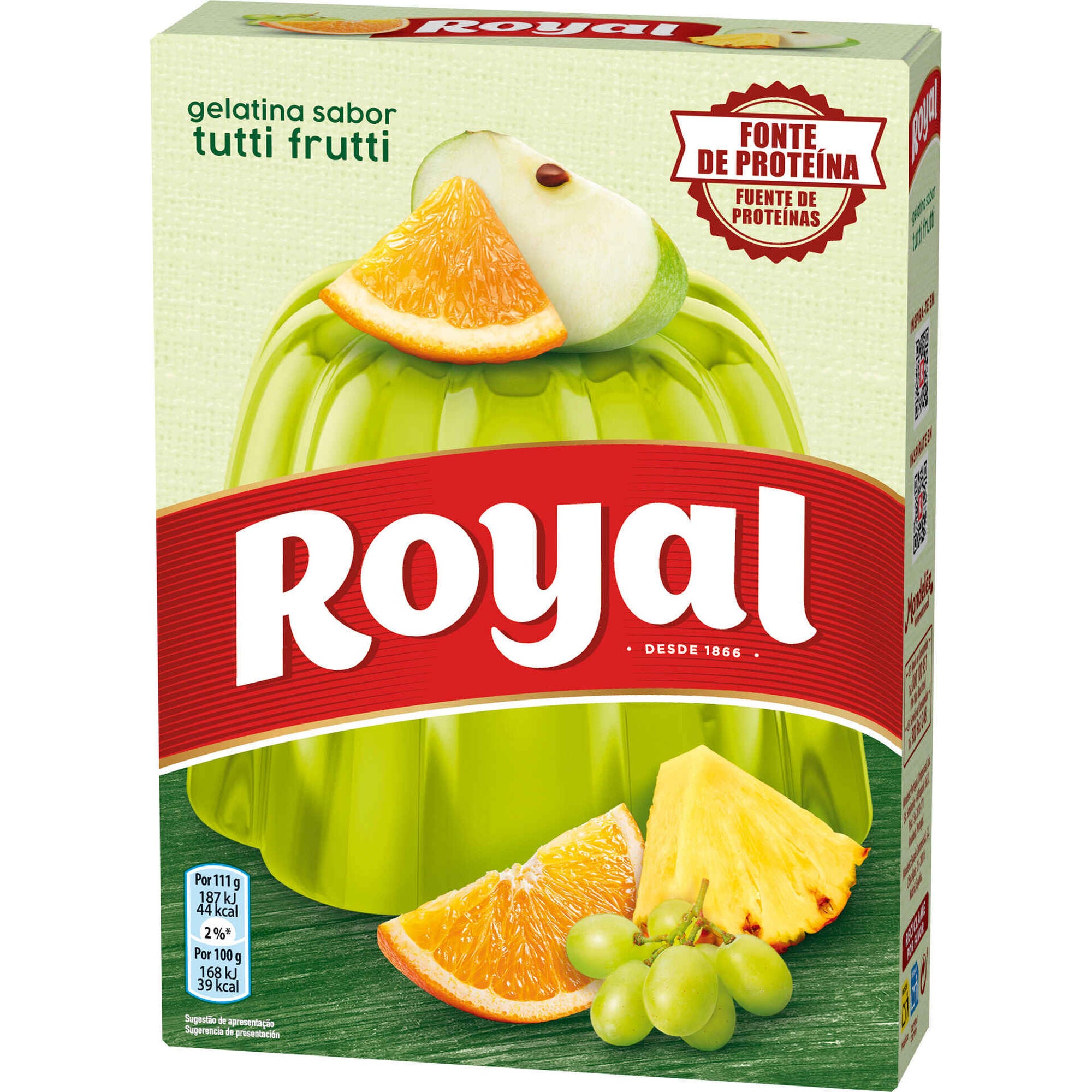 Royal Gelatina Tutti Frutti (2x57g) 114g