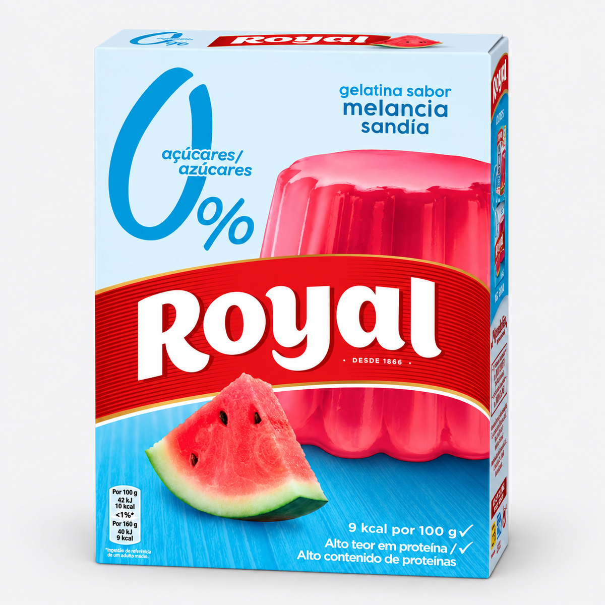 Royal Gelatina Watermeloen (suikervrij) 9 kcal 31g