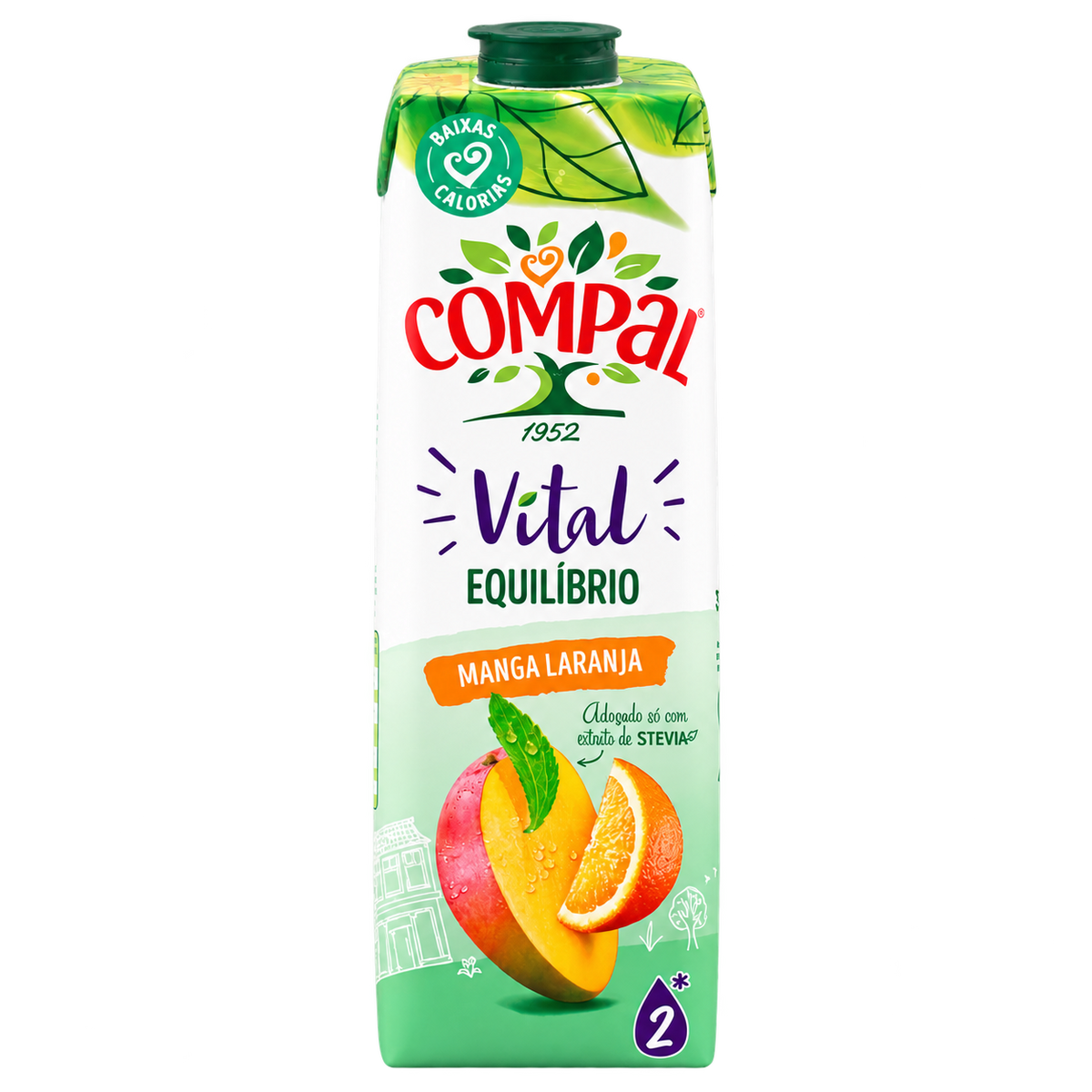 Compal Vital Manga Laranja 1L