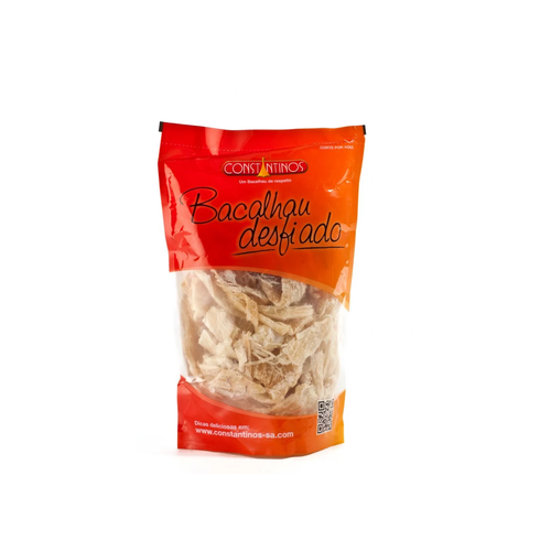 Bacalhau desfiado ( Migas) Salgadas 400g Constantinos